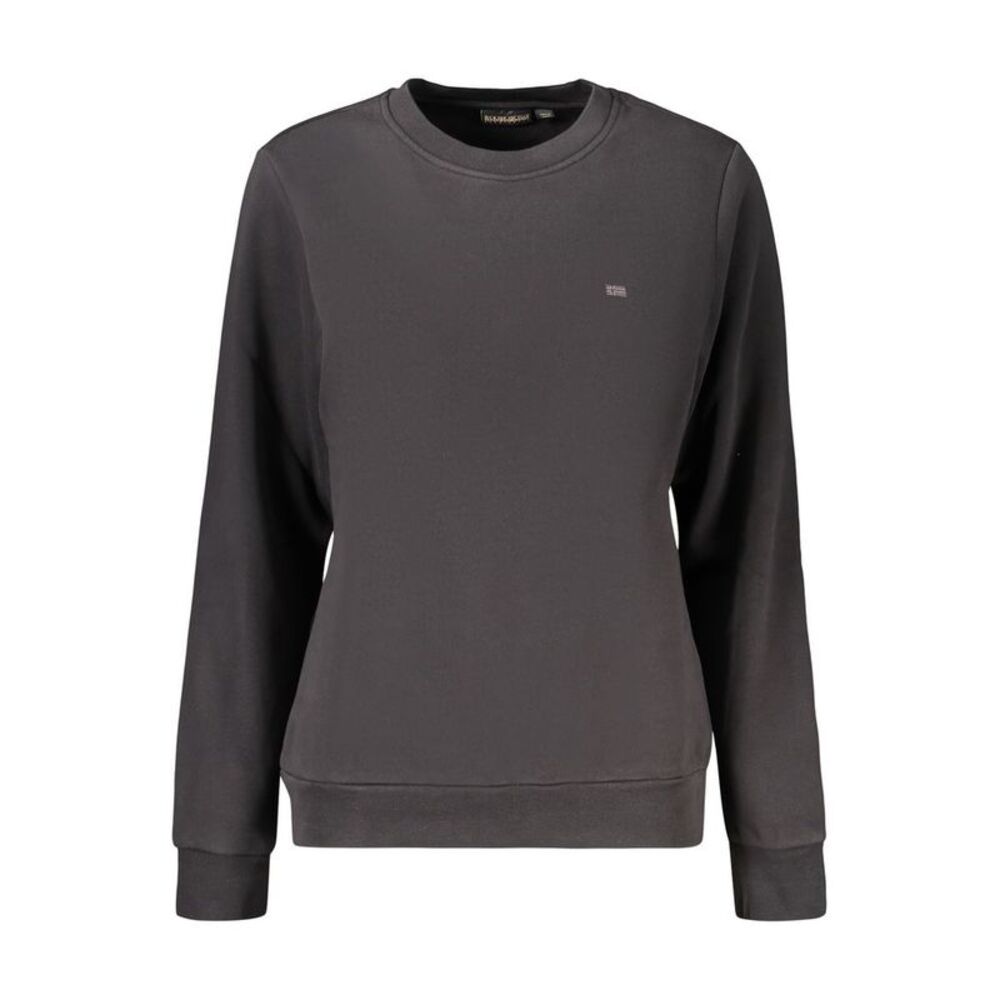 Napapijri Black Cotton Blend Women Women's Sweatshirt